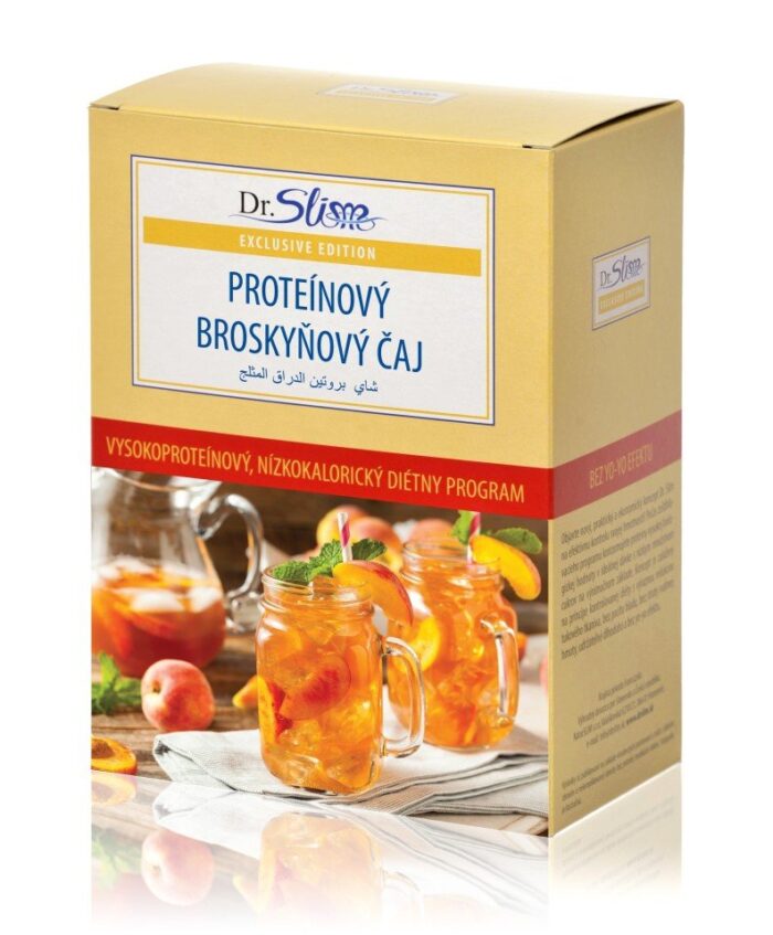 Proteinový broskvový čaj