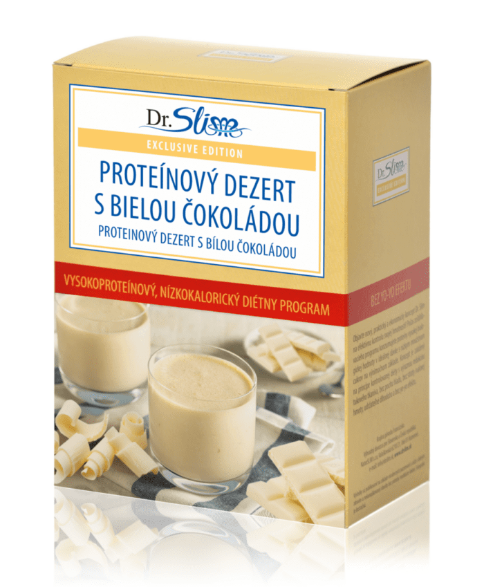 Proteinový dezert s bílou čokoládou