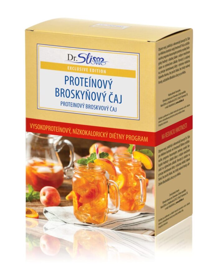 Proteinový broskvový čaj