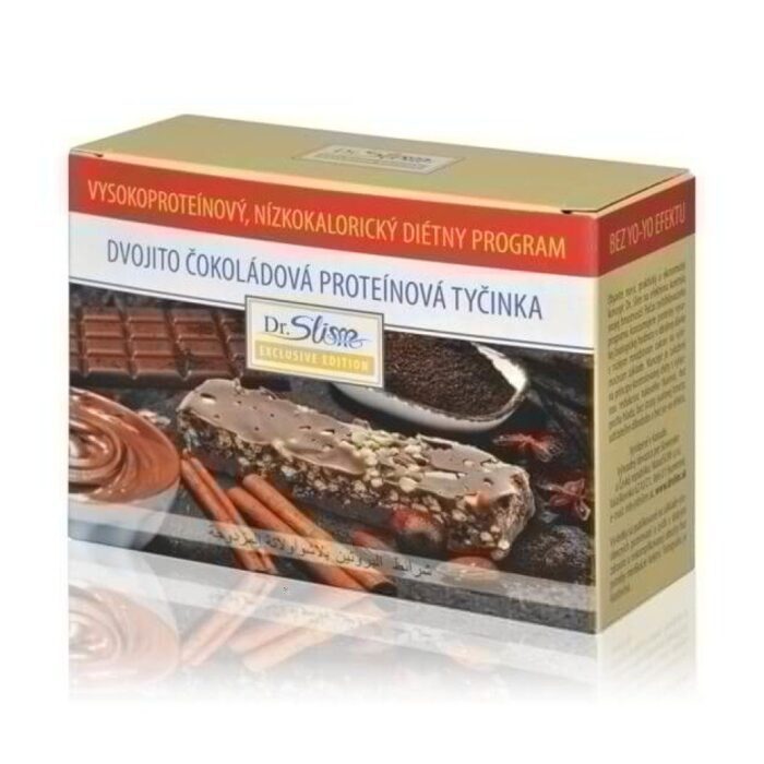 Dvojitě čokoládové proteinové tyčinky 4x 42 g