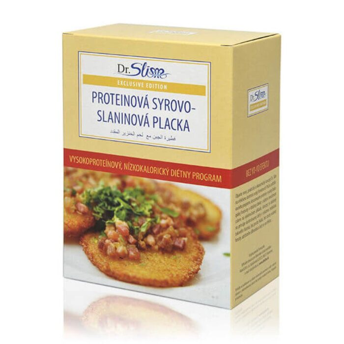 Proteinové sýrovo-slaninové placky