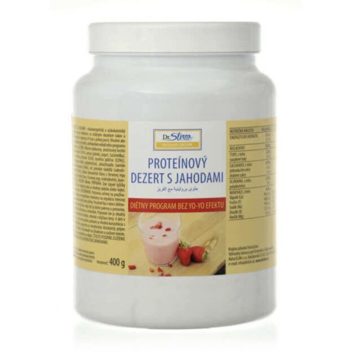 XXL 450 g Proteinový dezert s jahodami