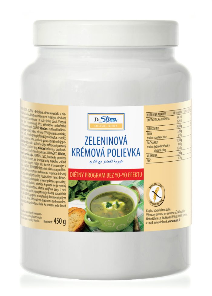 Zeleninová krémová polévka XXL 450g box