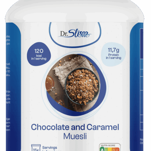 Müsli s čokoládou a karamelem XXL 450g box