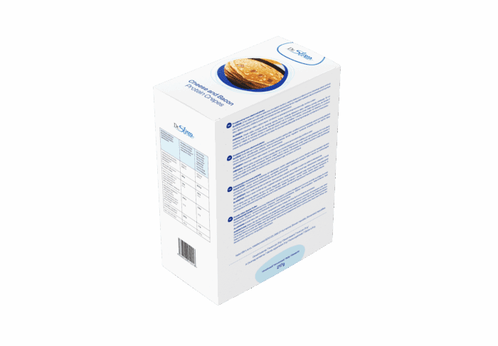 Proteinové sýrovo-slaninové placky