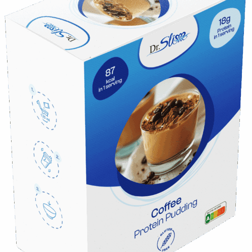 Proteinový kávový pudink