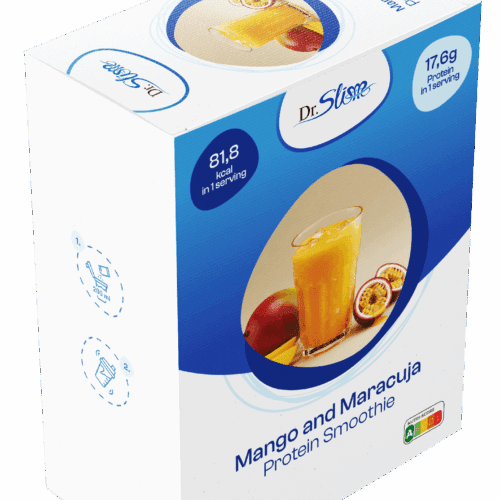 Proteinové smoothie s příchutí manga a maracuji