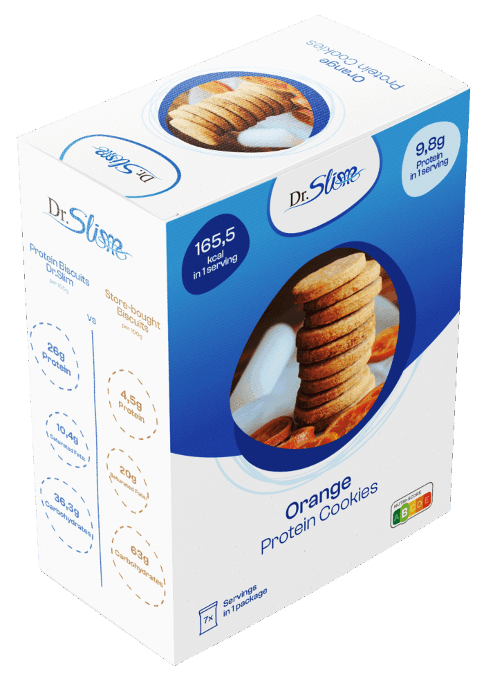 Pomerančové proteinové sušenky